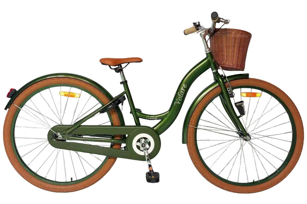 VOLARE Kinderfahrrad Ashley 3- Gang 24 Zoll, Grün