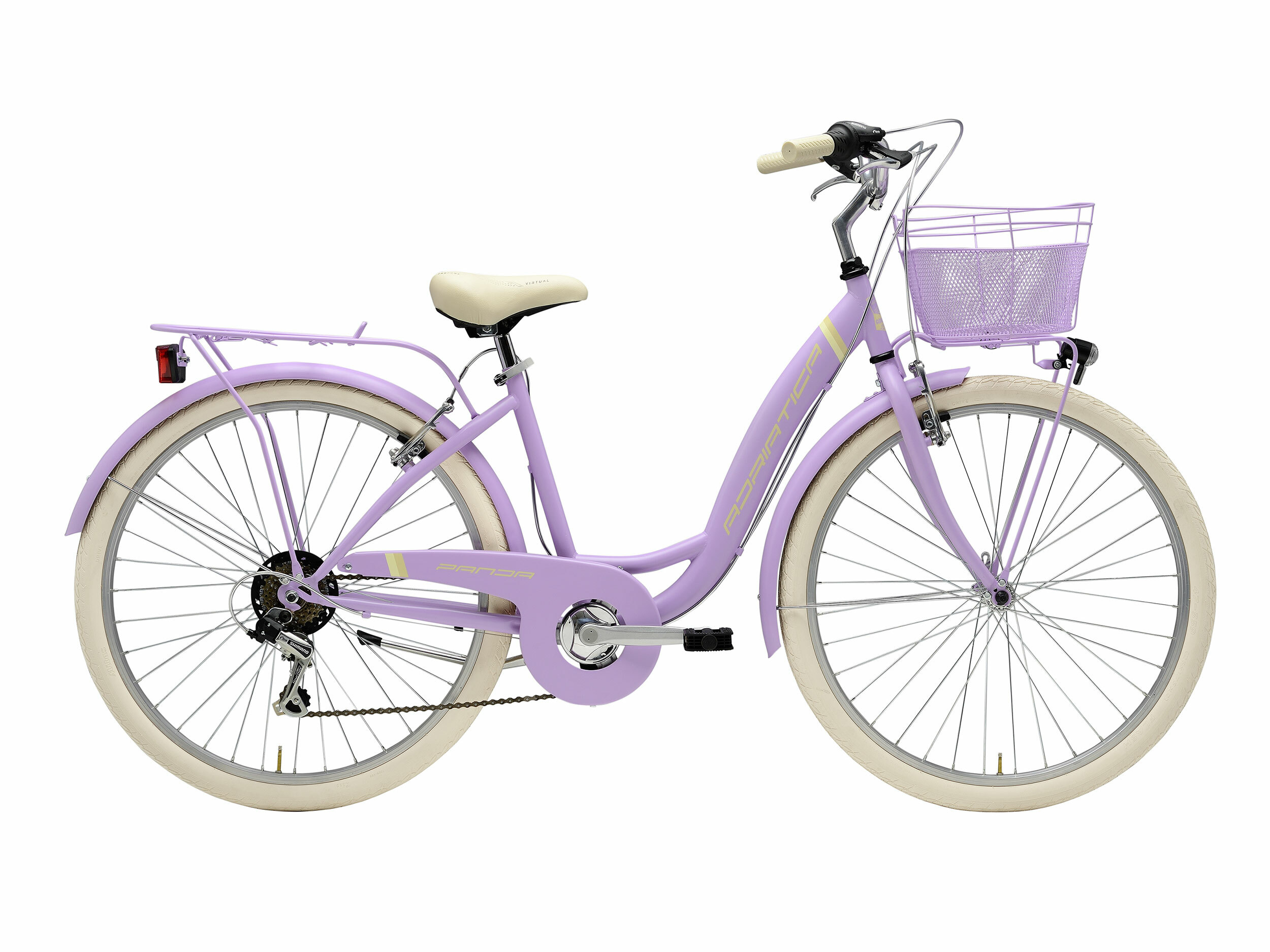 Adriatica Cityfahrrad 26 Zoll PANDA lila - Bild 1