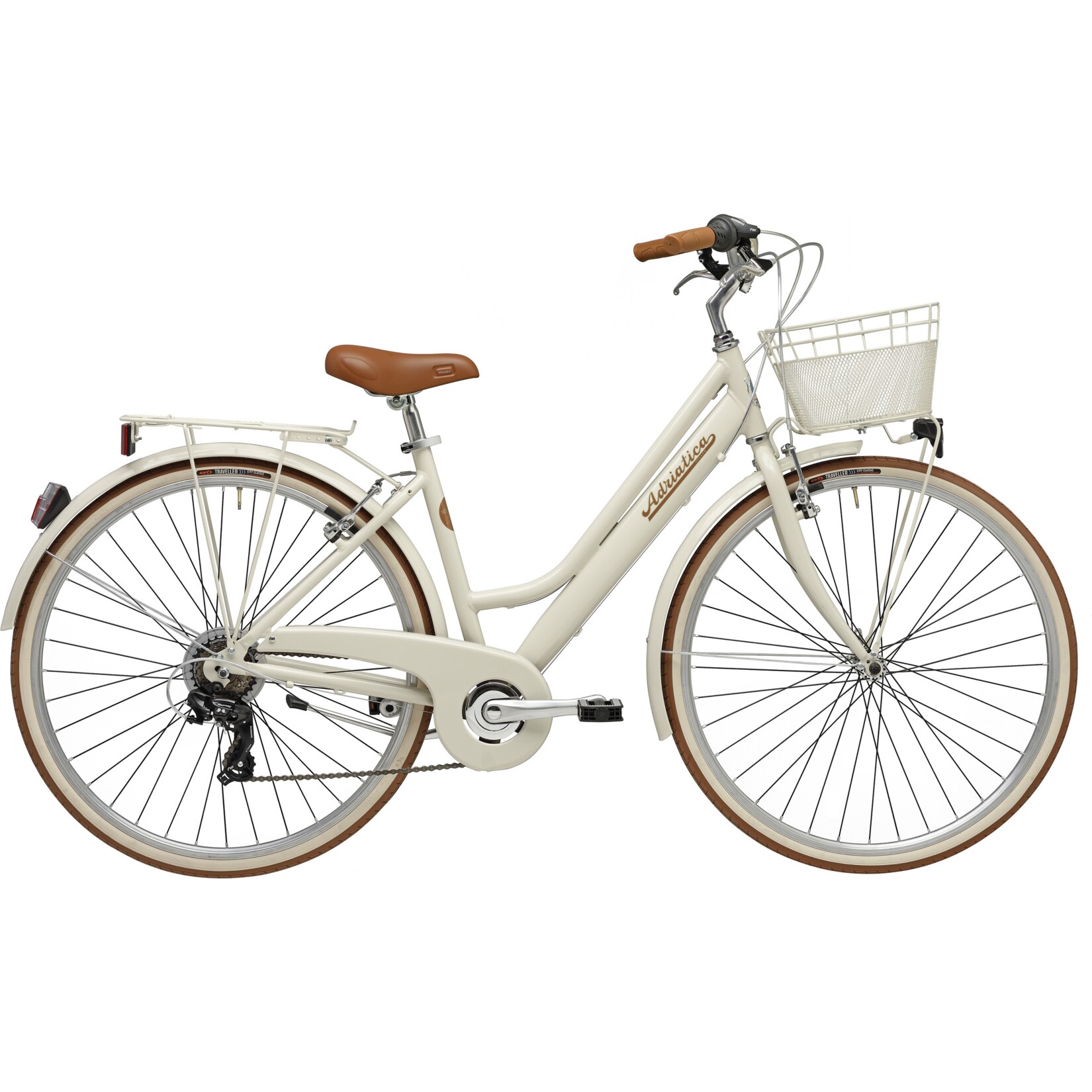 Adriatica Cityfahrrad 28 Zoll RETRO Lady beige inkl. Korb online kaufen bei  Netto