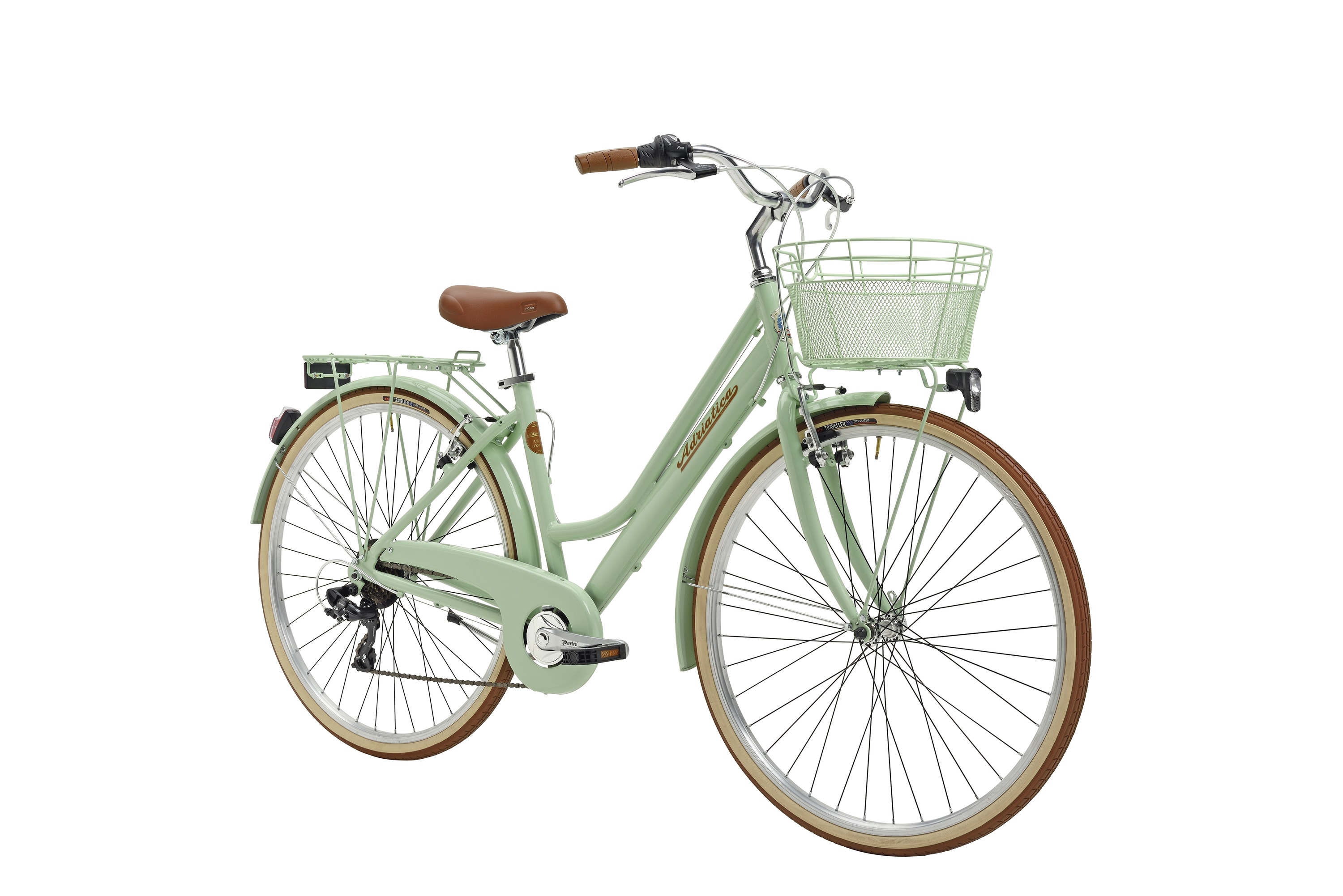 Adriatica Cityfahrrad 28 Zoll RETRO Lady Gr&uuml;n - Bild 1