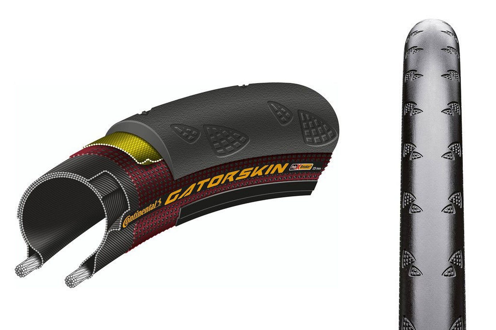 Fixie-Reifen Gatorskin 2er-Set, 28" 700x28C 28-622