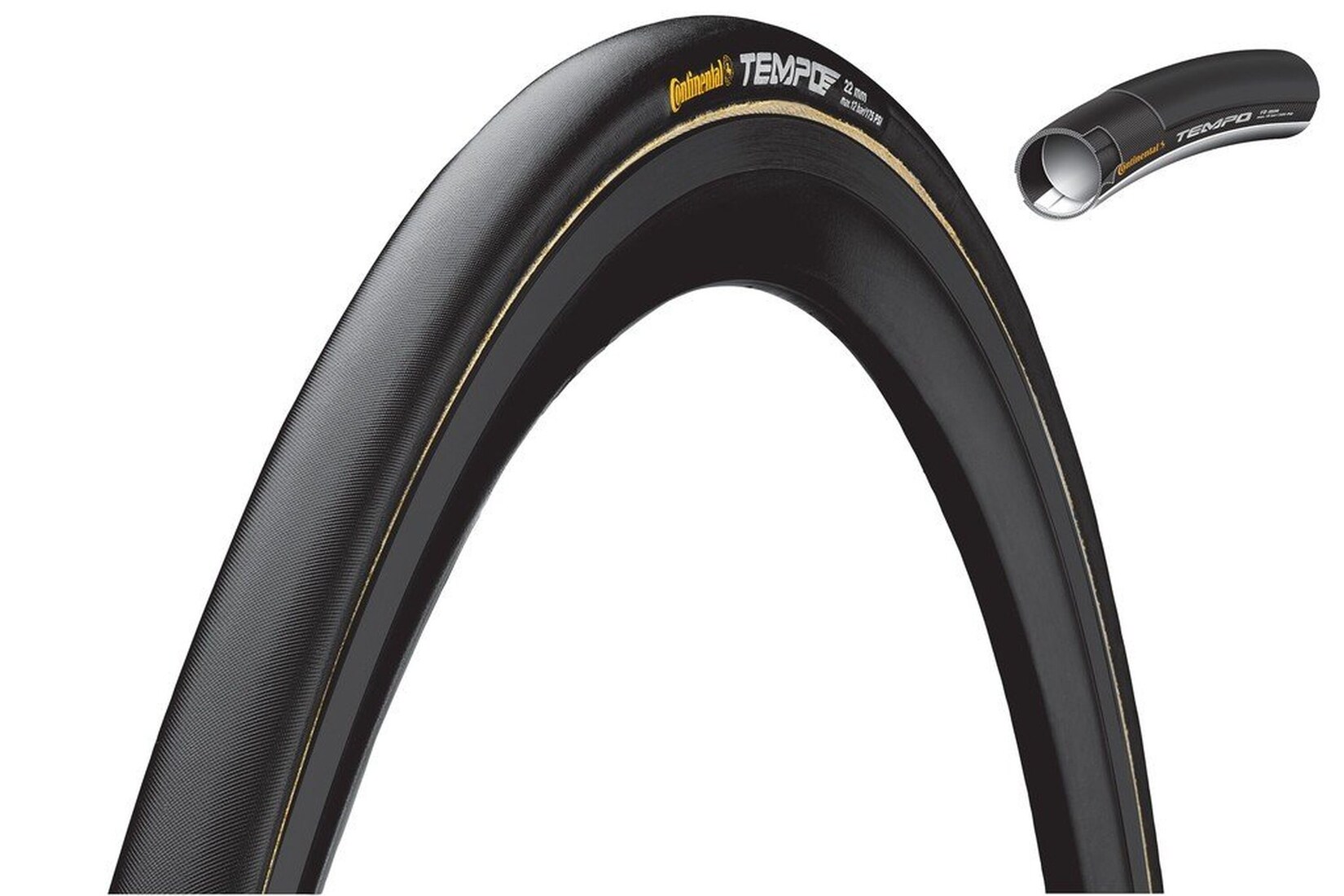 Schlauchreifen Tempo II, 28″x22mm 28×22 | 04019238549058