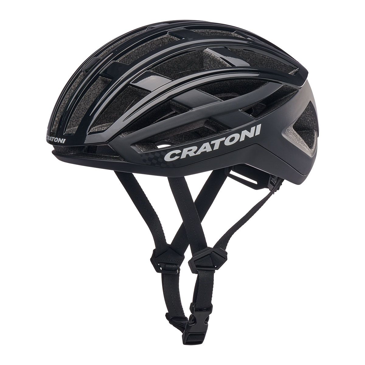 CRATONI Rennrad-/ Gravel Fahrradhelm C-AirLite, black glossy - Bild 1