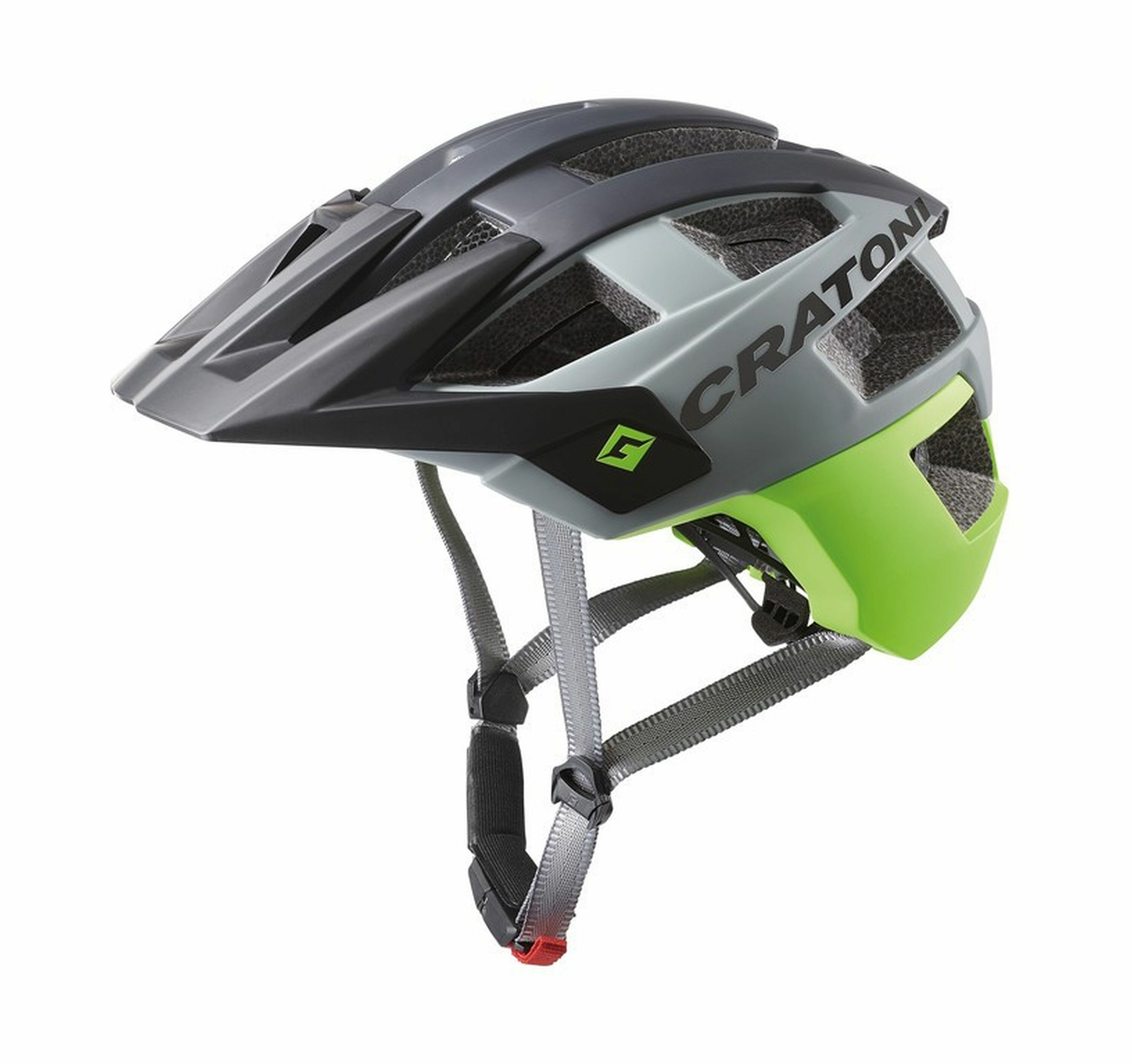 CRATONI MTB Fahrradhelm AllSet schwarz/lime matt - Bild 1