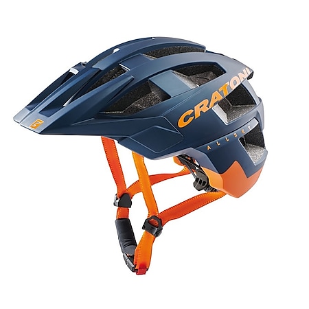 CRATONI MTB Fahrradhelm AllSet blau/orange matt - Bild 1