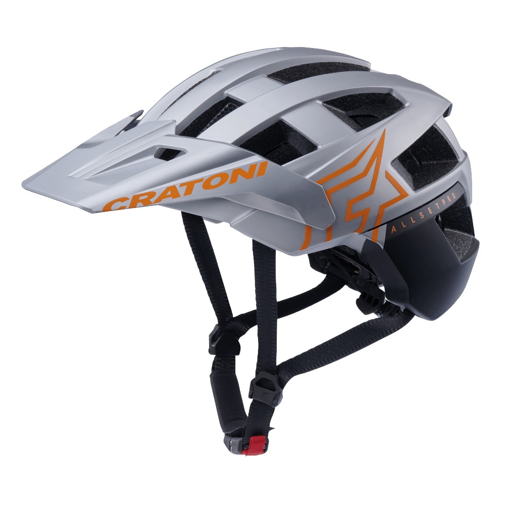 CRATONI MTB - Fahrradhelm AllSet Pro silber/orange matt - Bild 1