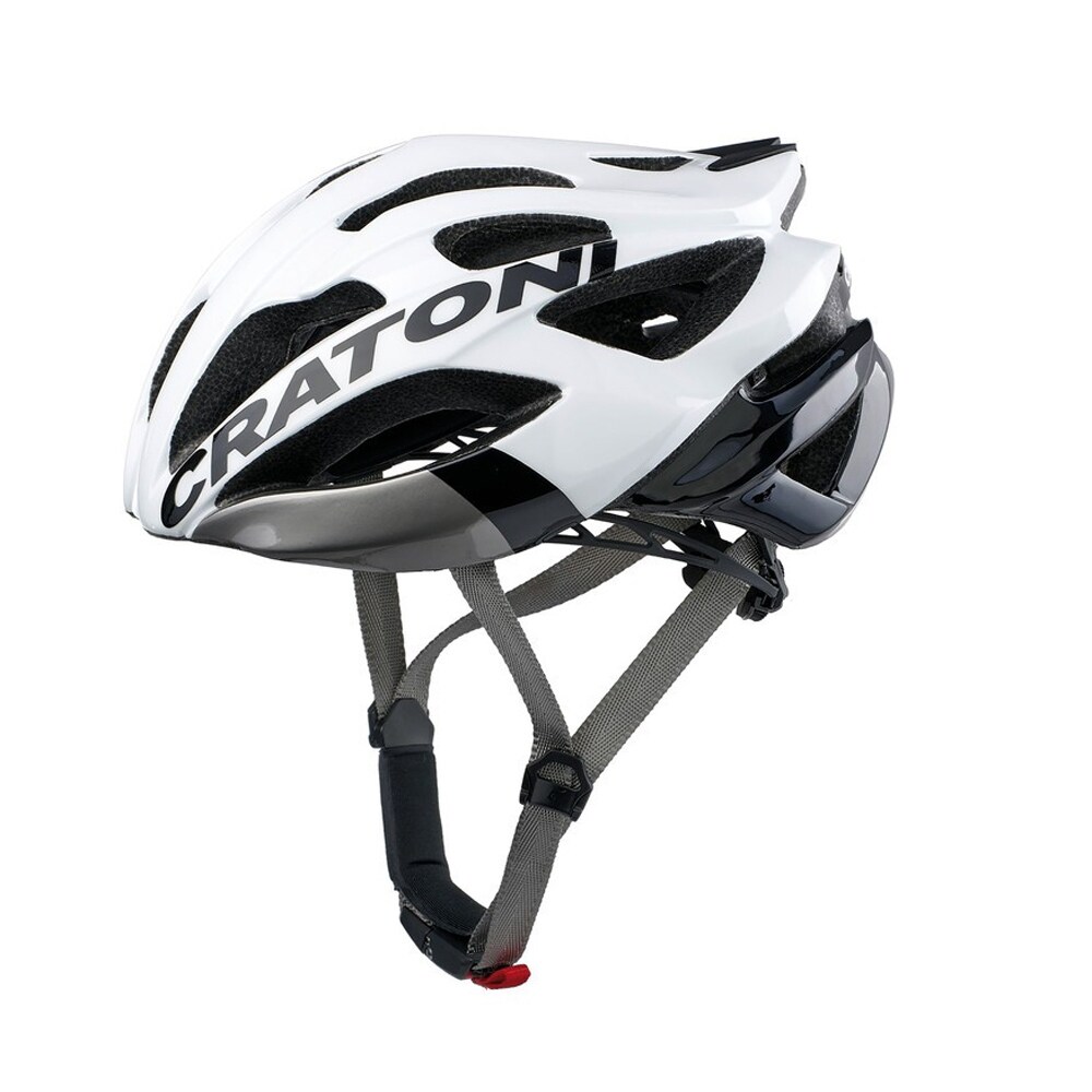 CRATONI Road Fahrradhelm C-Bolt weiß/schwarz glanz