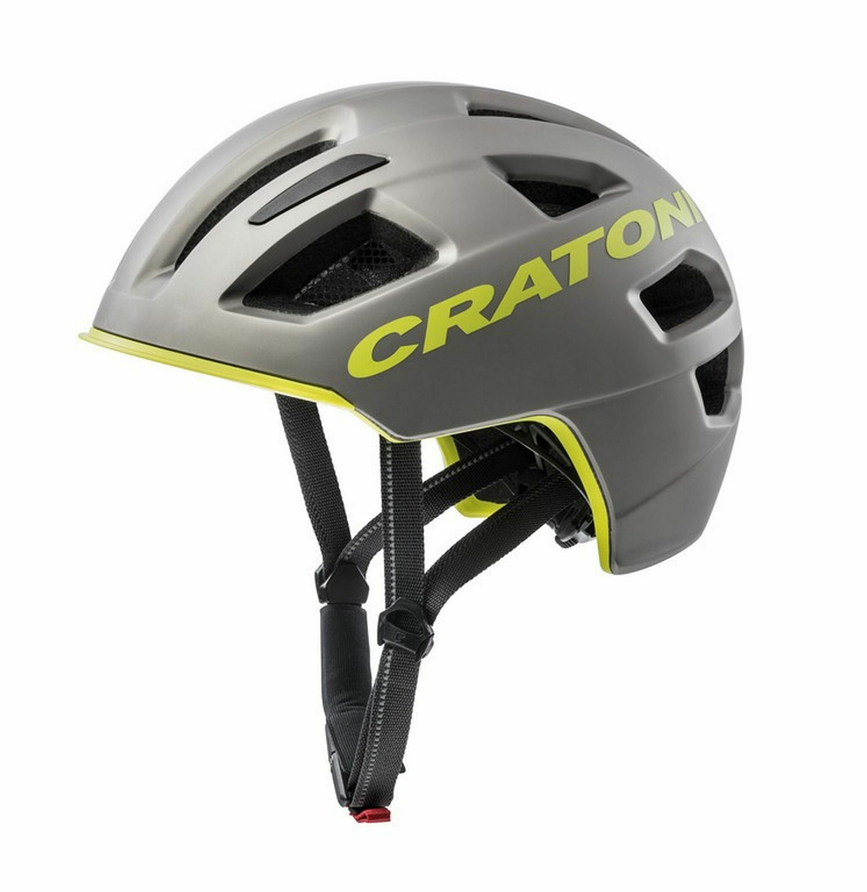 CRATONI City Fahrradhelm C-Pure anthrazit-lime matt - Bild 1