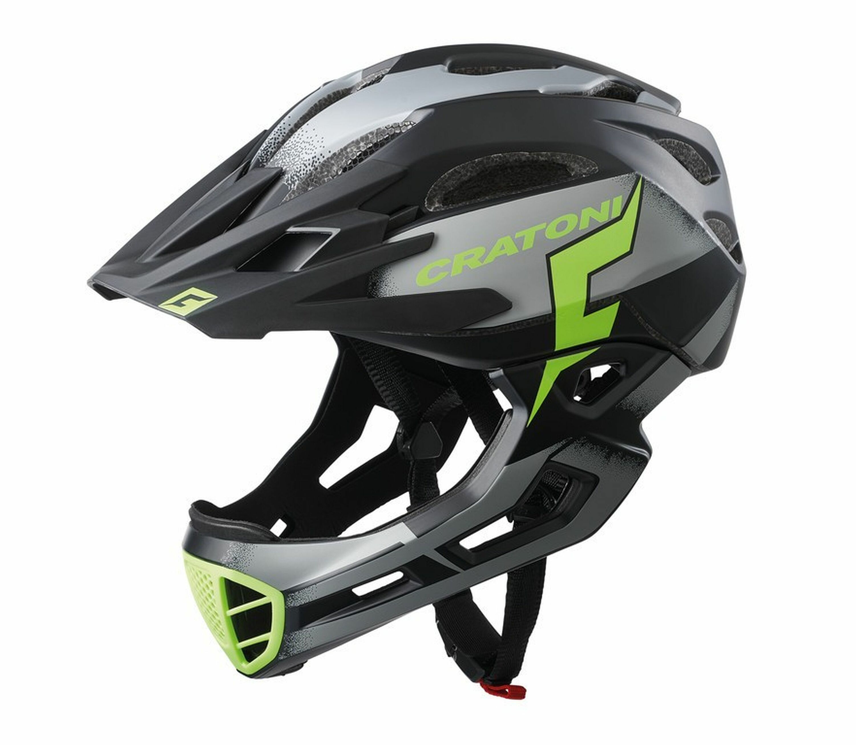 CRATONI MTB Fahrradhelm C-Maniac Pro schwarz/lime matt - Bild 1