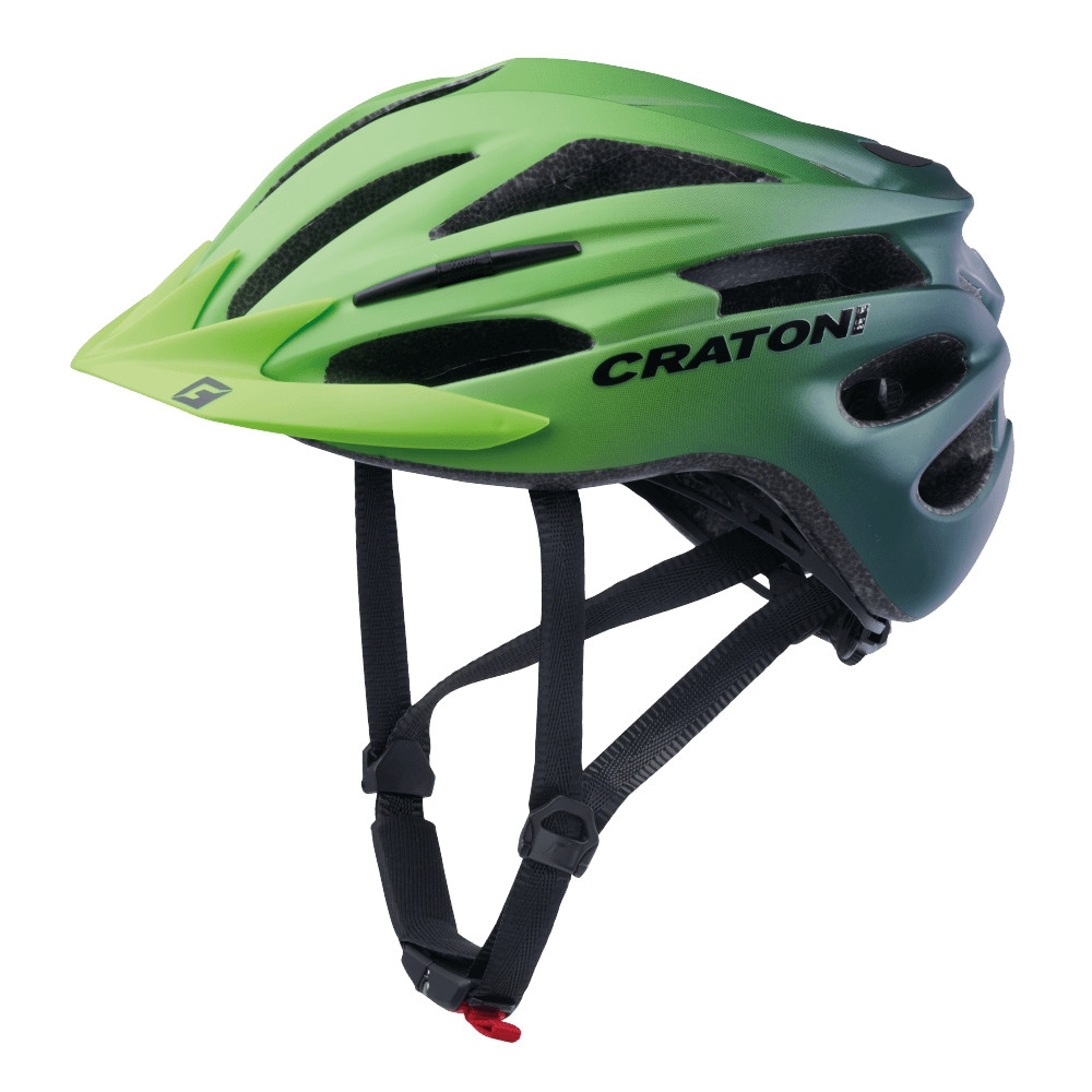 CRATONI Fahrradhelm Pacer Jr. lime-green matt - Bild 1