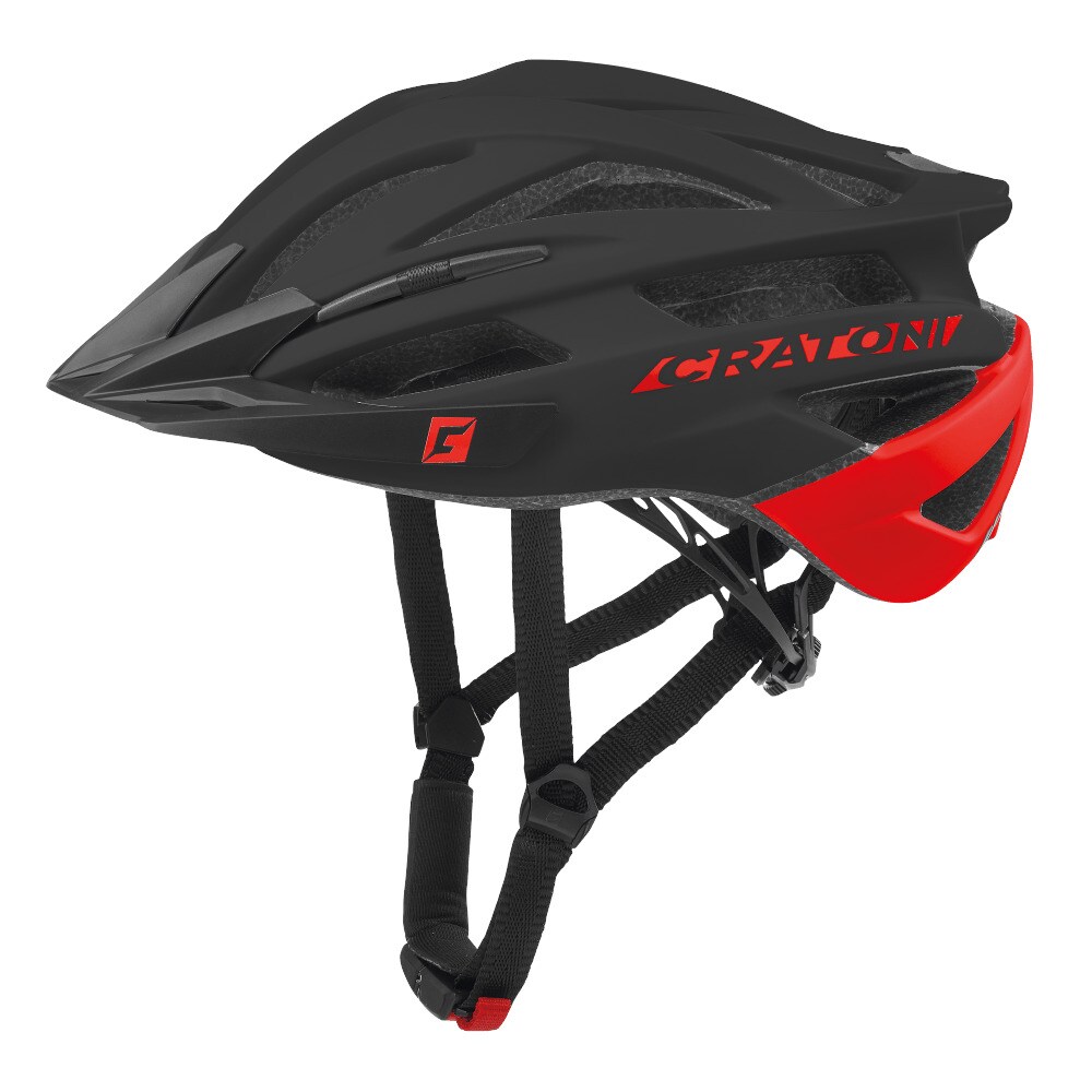 CRATONI MTB Fahrradhelm Agravic schwarz/rot matt