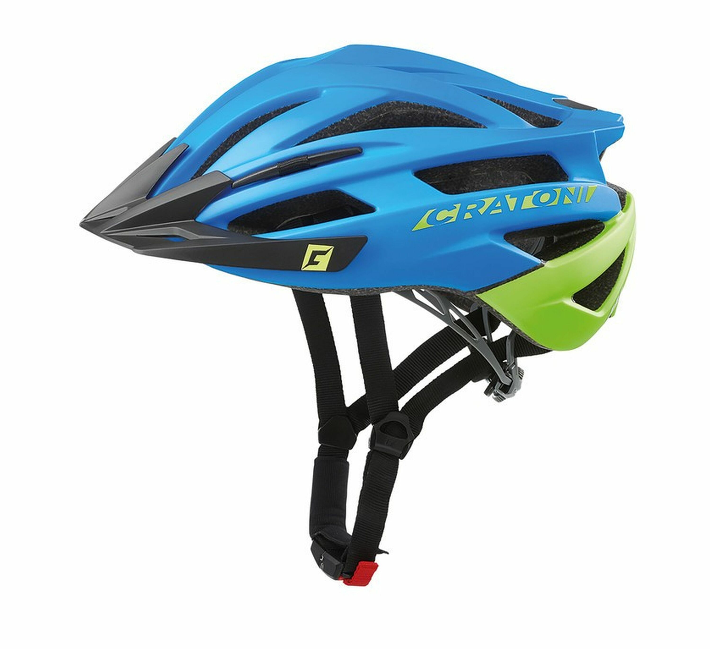 CRATONI MTB Fahrradhelm Agravic blau/lime matt - Bild 1