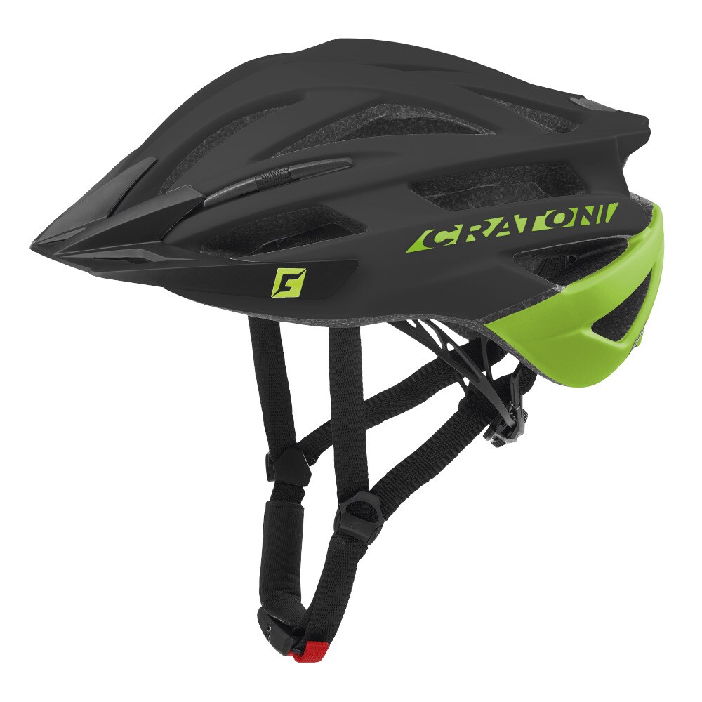 CRATONI MTB Fahrradhelm Agravic schwarz/lime matt
