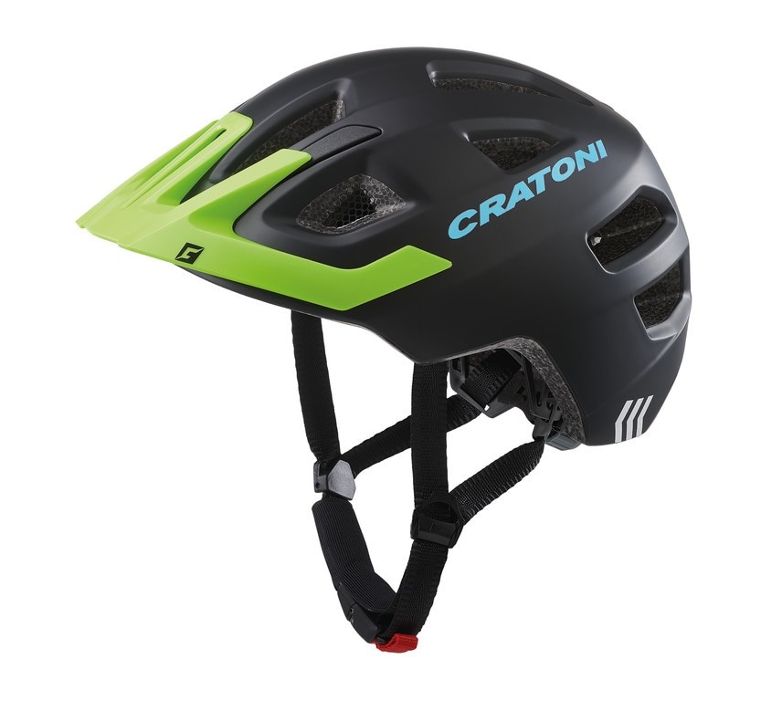 CRATONI Kinderhelm Maxster Pro schwarz/lime matt - Bild 1