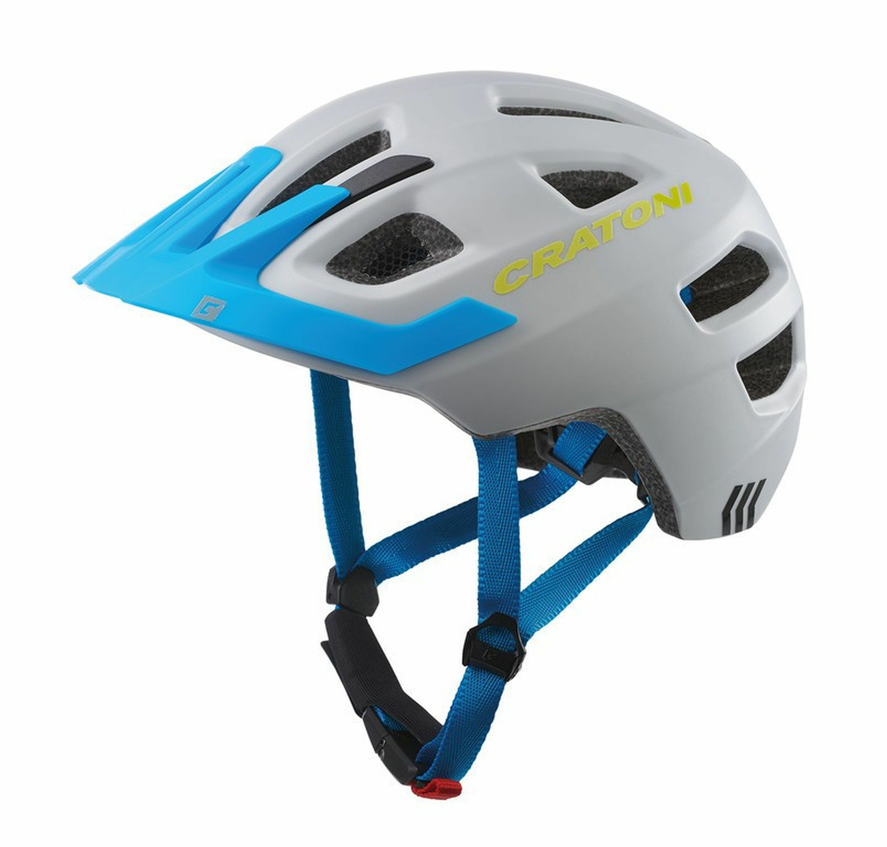 CRATONI Kinder-Fahrradhelm Maxster Pro grau/blau matt - Bild 1