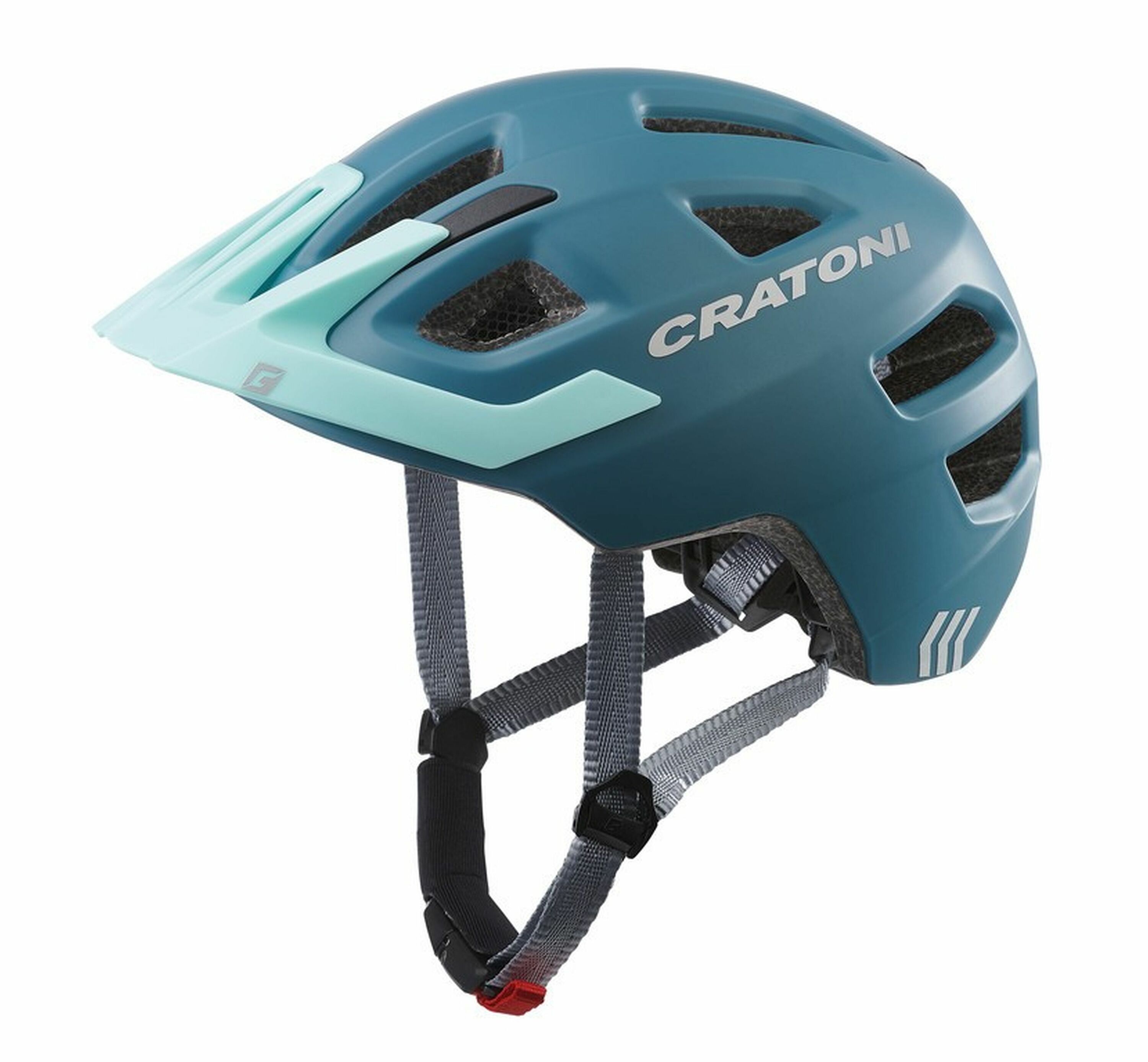 CRATONI Kinder-Fahrradhelm Maxster Pro steel/blau matt - Bild 1