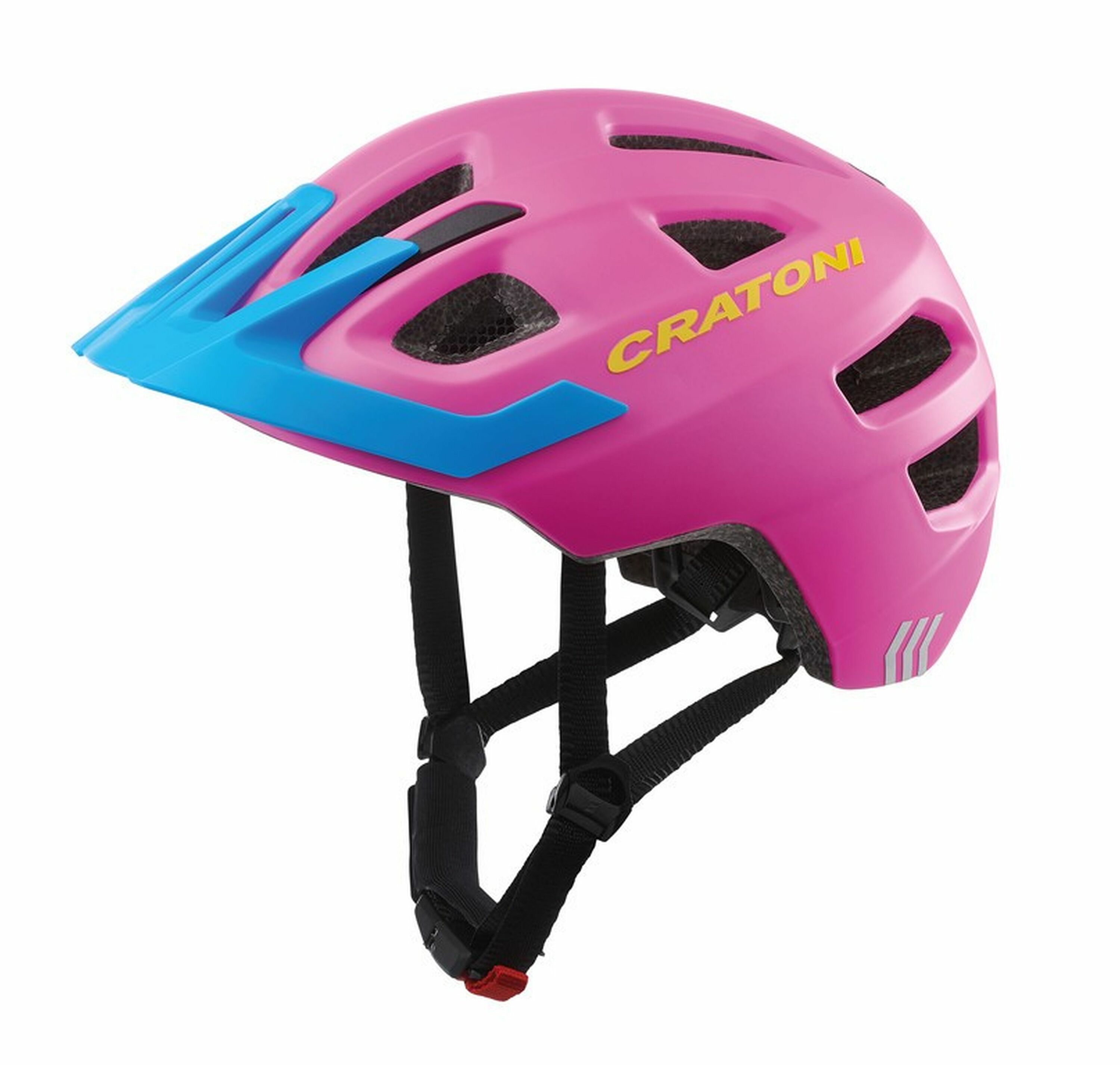 CRATONI Kinder-Fahrradhelm Maxster Pro pink/blau matt - Bild 1