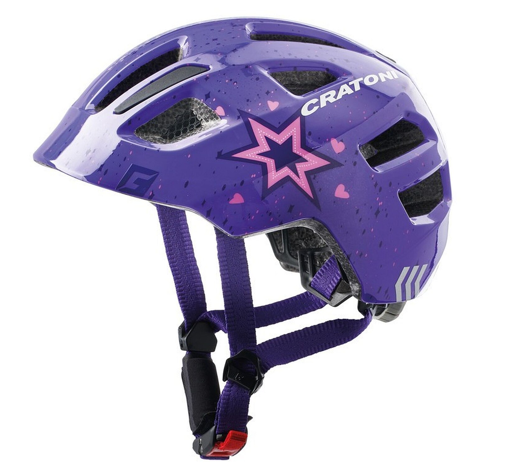 CRATONI Kinderhelm Maxster lila glanz