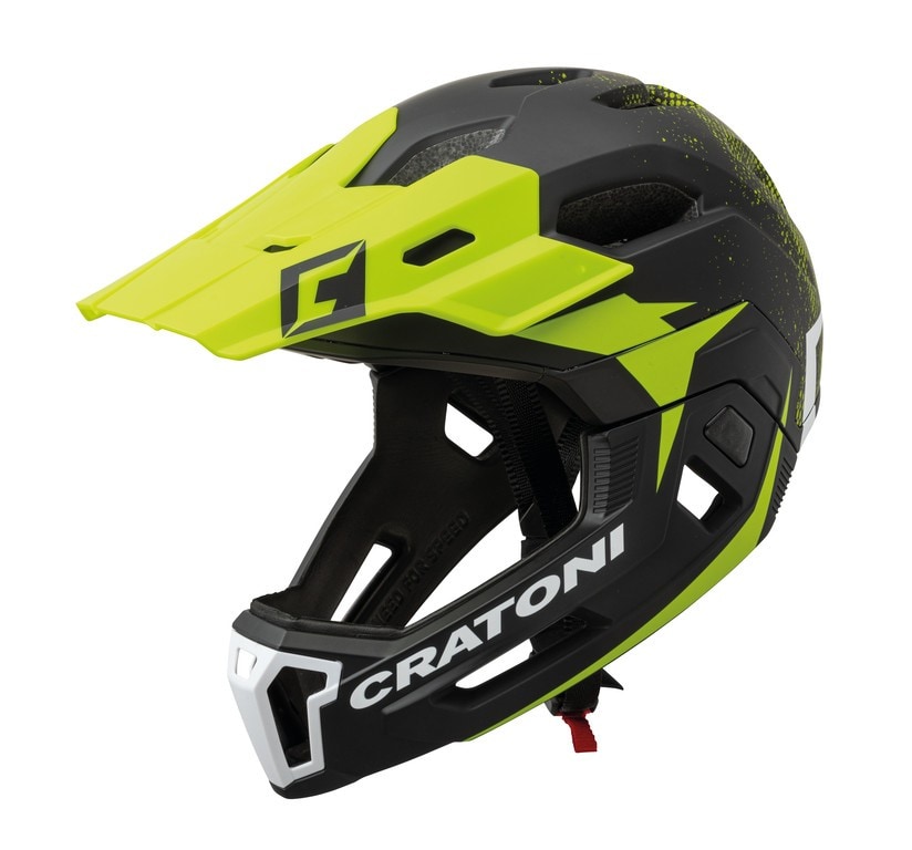 CRATONI MTB Fahrradhelm C-Maniac 2.0MX schwarz/lime matt - Bild 1