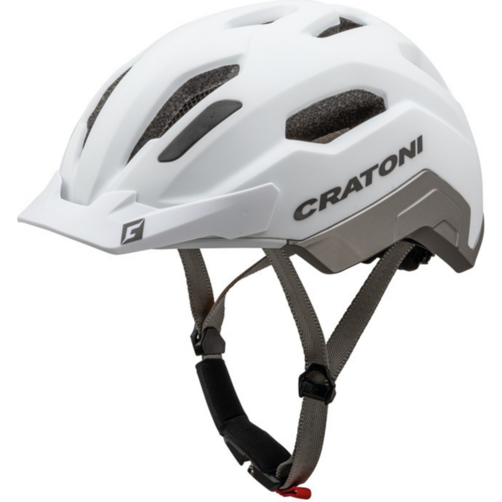 CRATONI City Fahrradhelm C-Classic wei&szlig;/anthrazit matt - Bild 1