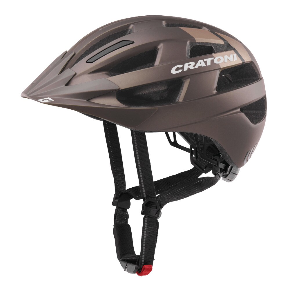 CRATONI City - Fahrradhelm Velo-X , braun metallic matt