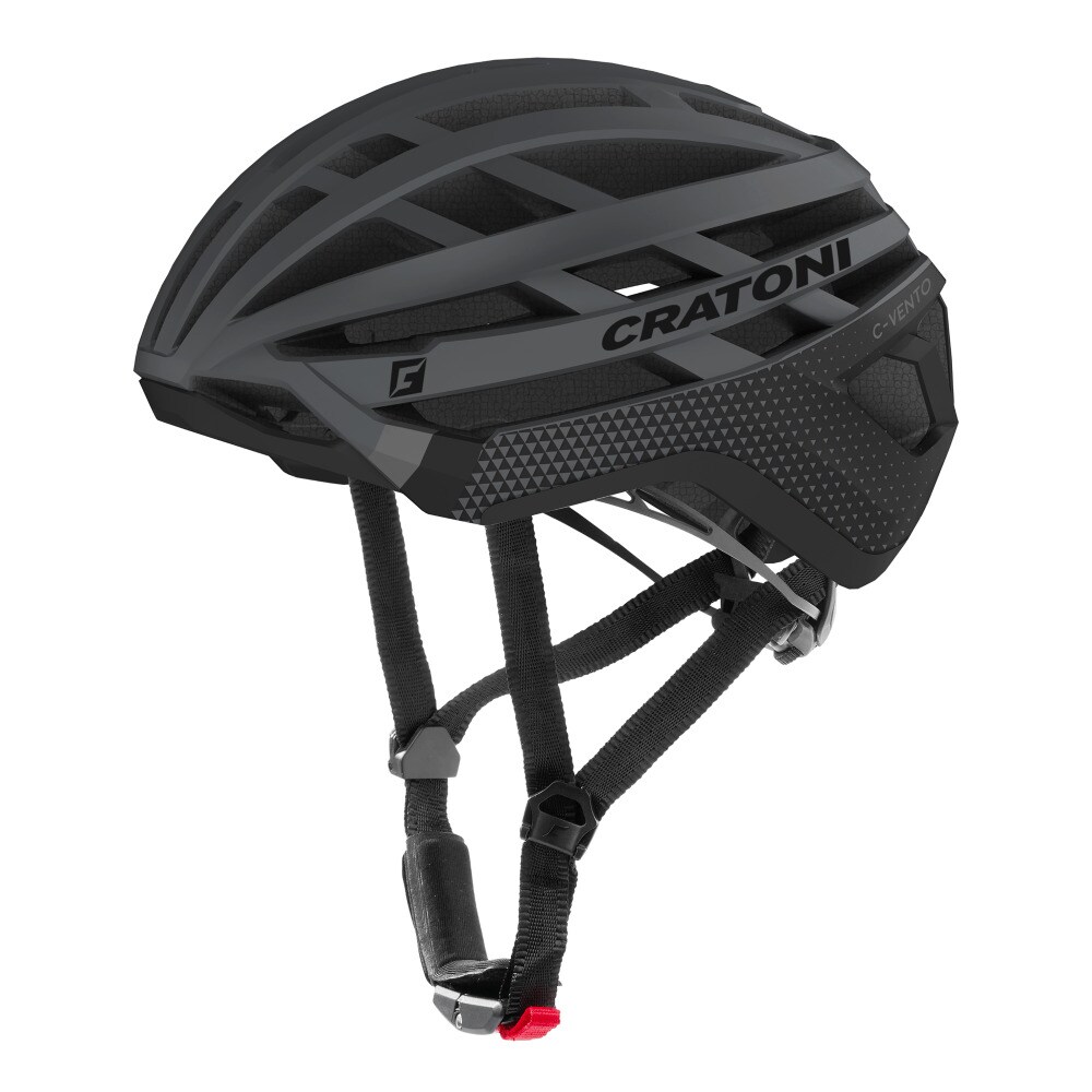 CRATONI Gravelhelm C-Vento anthrazit glänzend/matt