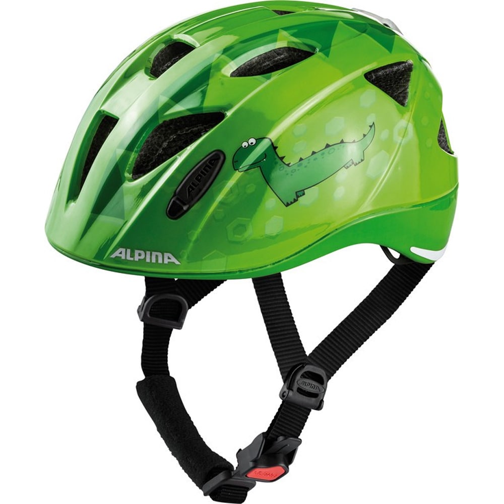 Alpina Kinder-Helm  Ximo Flash, green Dino - Bild 1