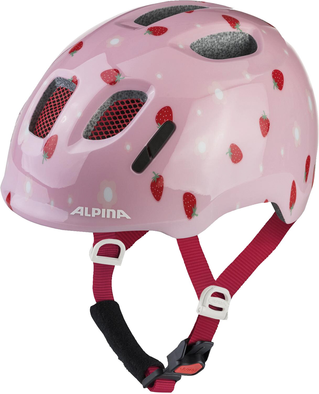Alpina Kinder-Helm Ximo 2, strawberry gloss