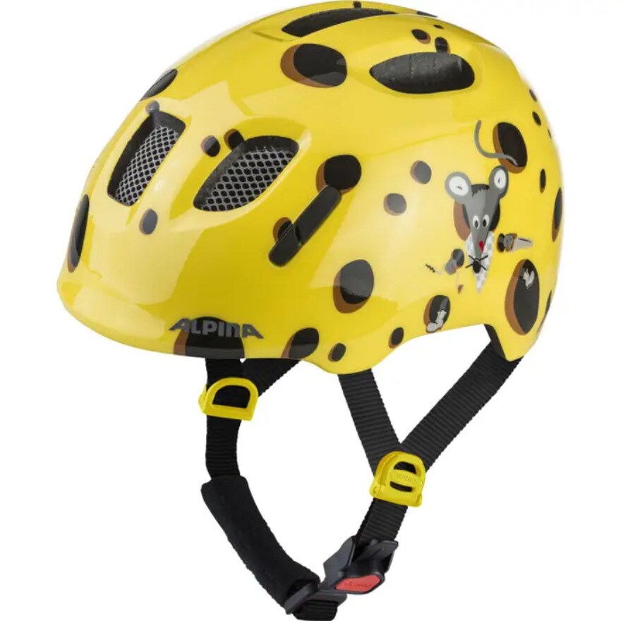 Alpina Kinder-Helm Ximo 2, yellow gouda gloss