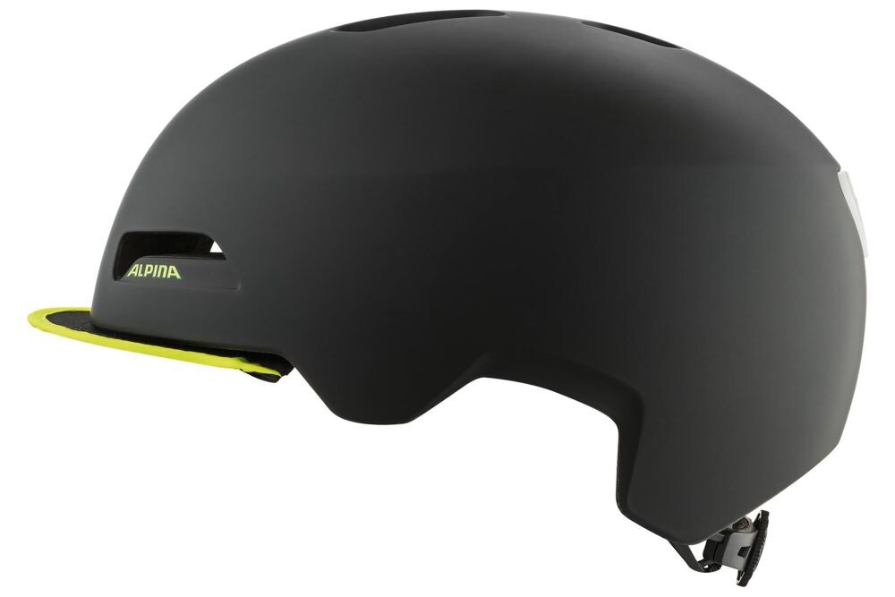 Alpina City-Helm Brooklyn schwarz/neongelb matt | 04003692310286