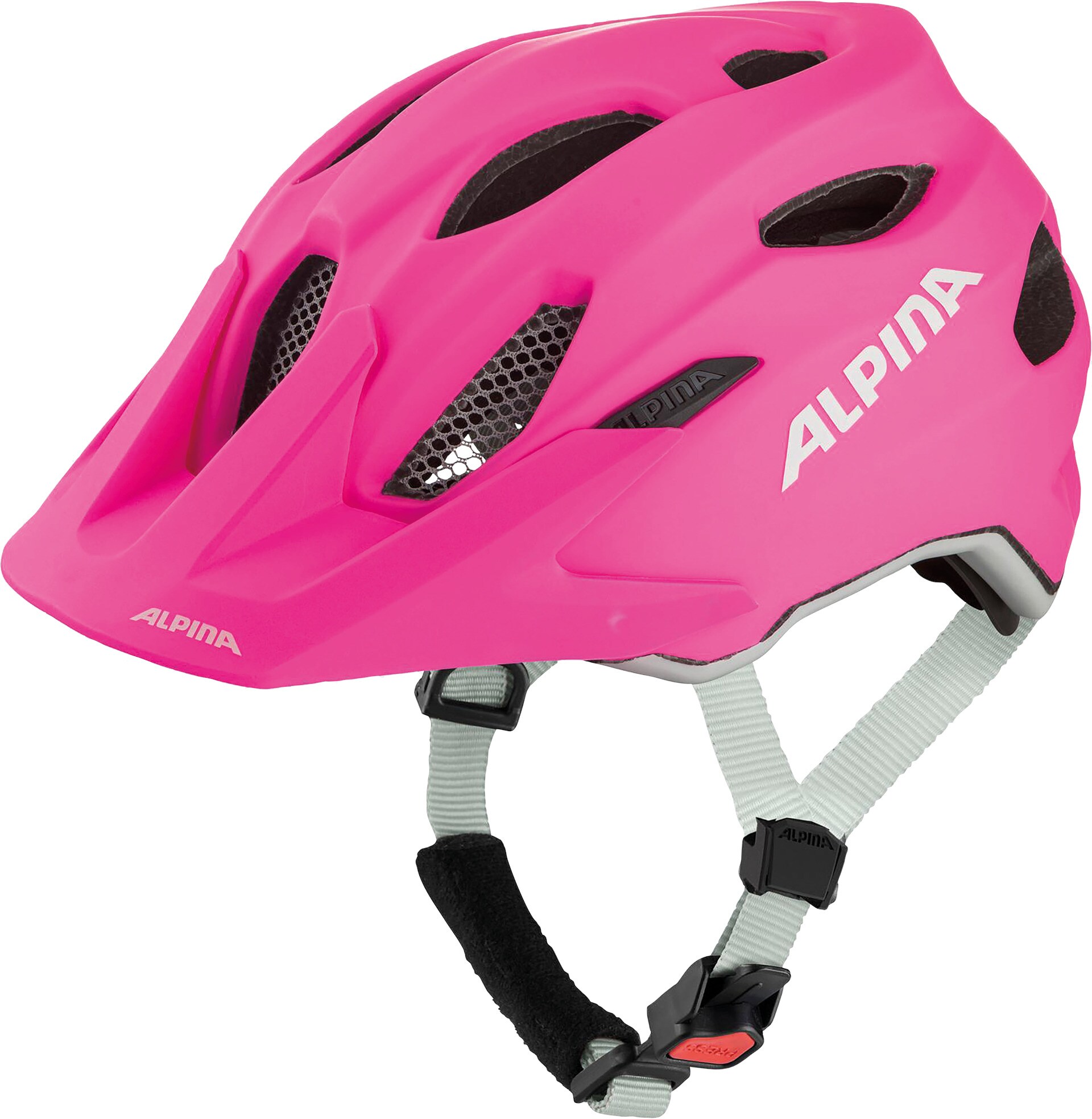 Alpina Kinder-Jugendhelm Carapax Jr., pink matt - Bild 1