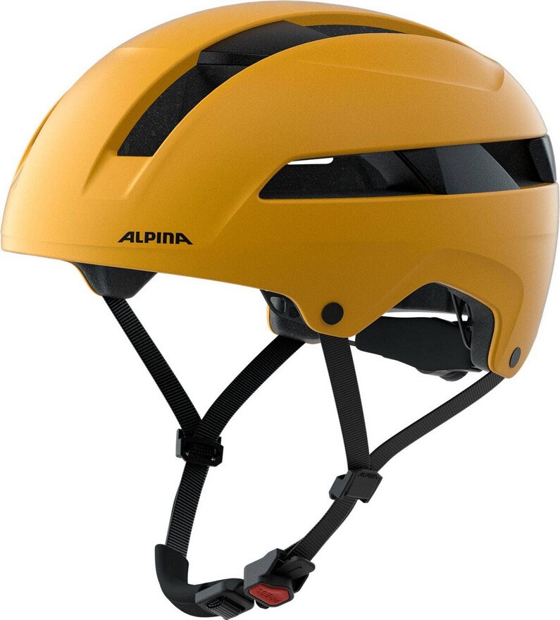 Alpina City-Fahrradhelm Soho, burned yellow matt - Bild 1