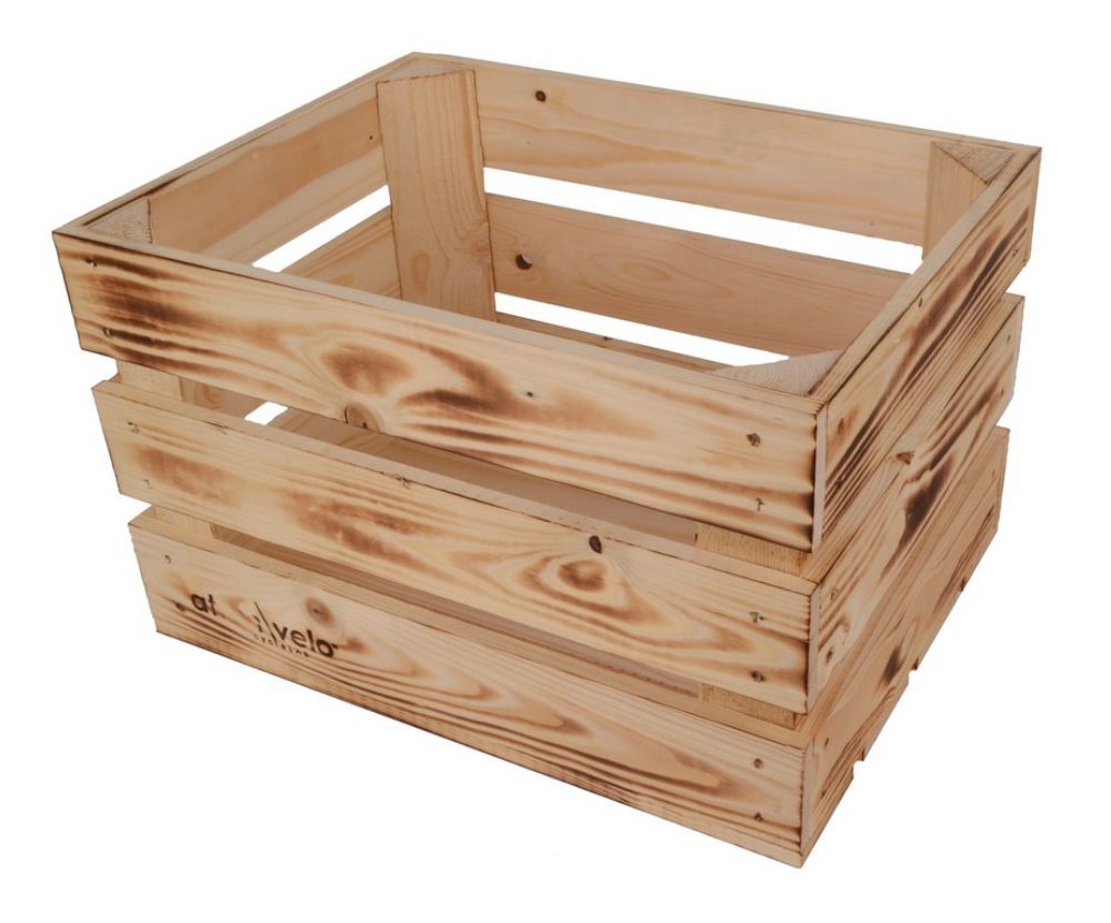 BASIL Holzkorb Woody Fruit, natur 39x24x29cm - Bild 1