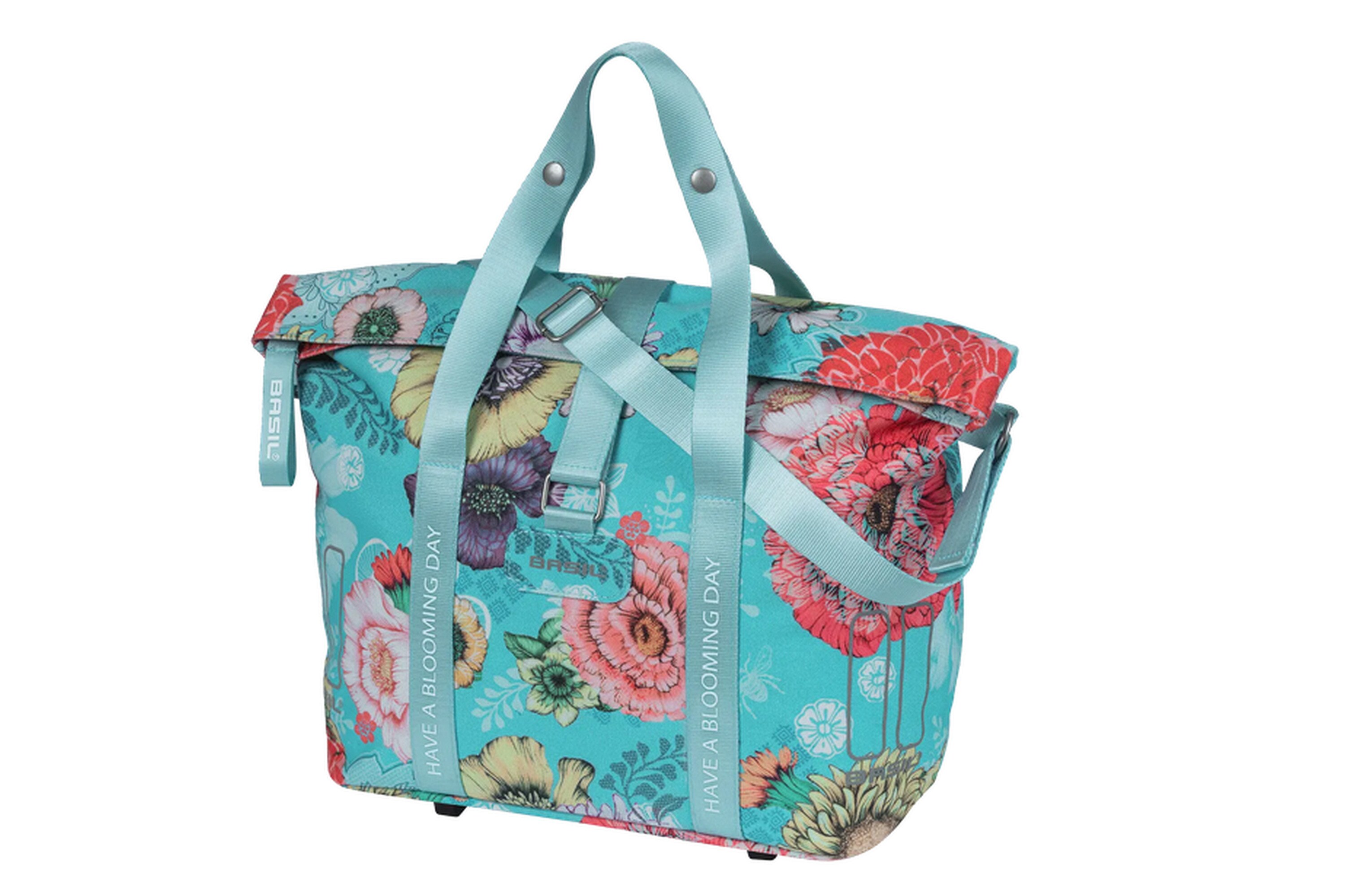 BASIL Fahrradhandtasche   "Bloom Field MIK KF Haken", sky blue - Bild 1