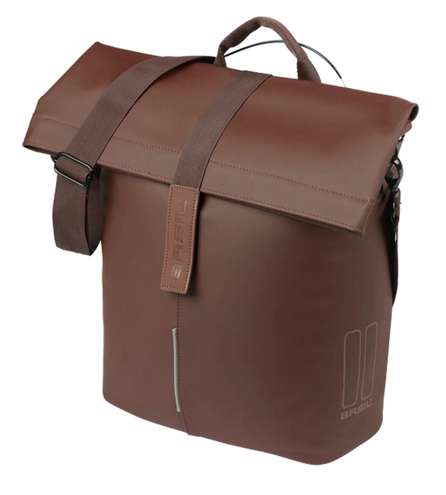 BASIL Gepäckträger Fahrradtasche "City MIK Studs", braun