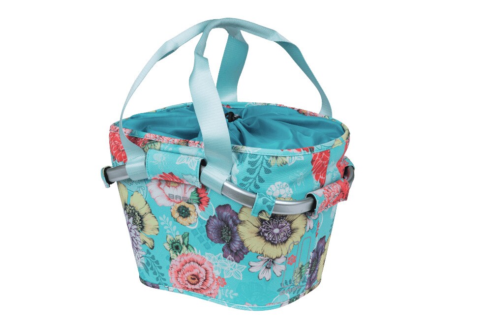 KlickFix Vorderradkorb Bloom Field  blue Carry All - Bild 1