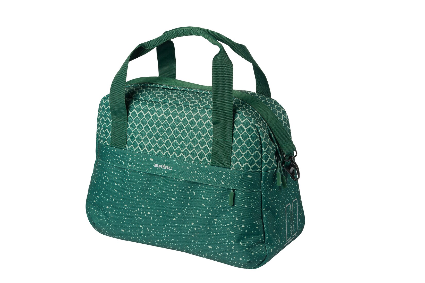 BASIL Fahrrad – Gepäckträgertasche „Flair“, grün | 08715019184116