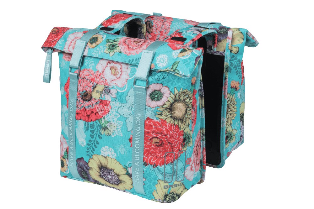 BASIL Doppelpacktasche Bloom Field sky blue - Bild 1
