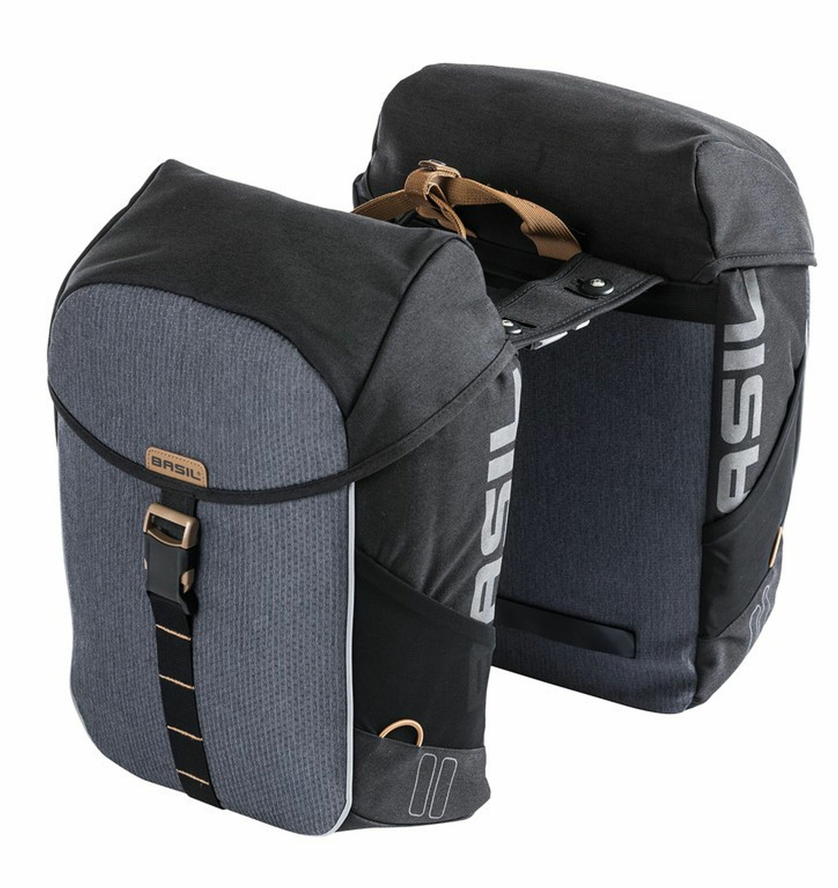 BASIL Doppelpacktasche "Miles MIK" - schwarz/braun - Bild 1