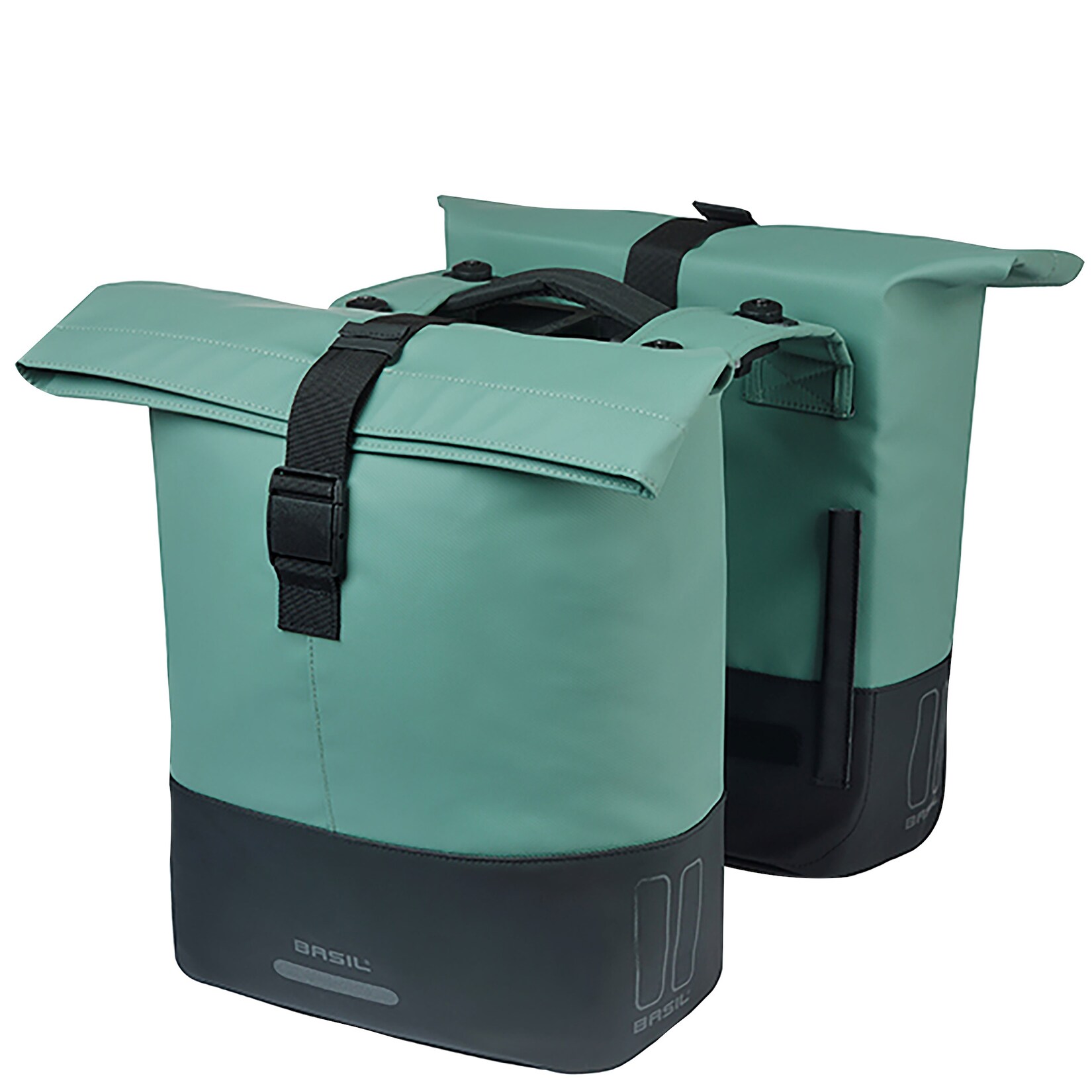 BASIL Gepäckträger- Fahrradtasche "Cove MIK", silbergrün/schwarz