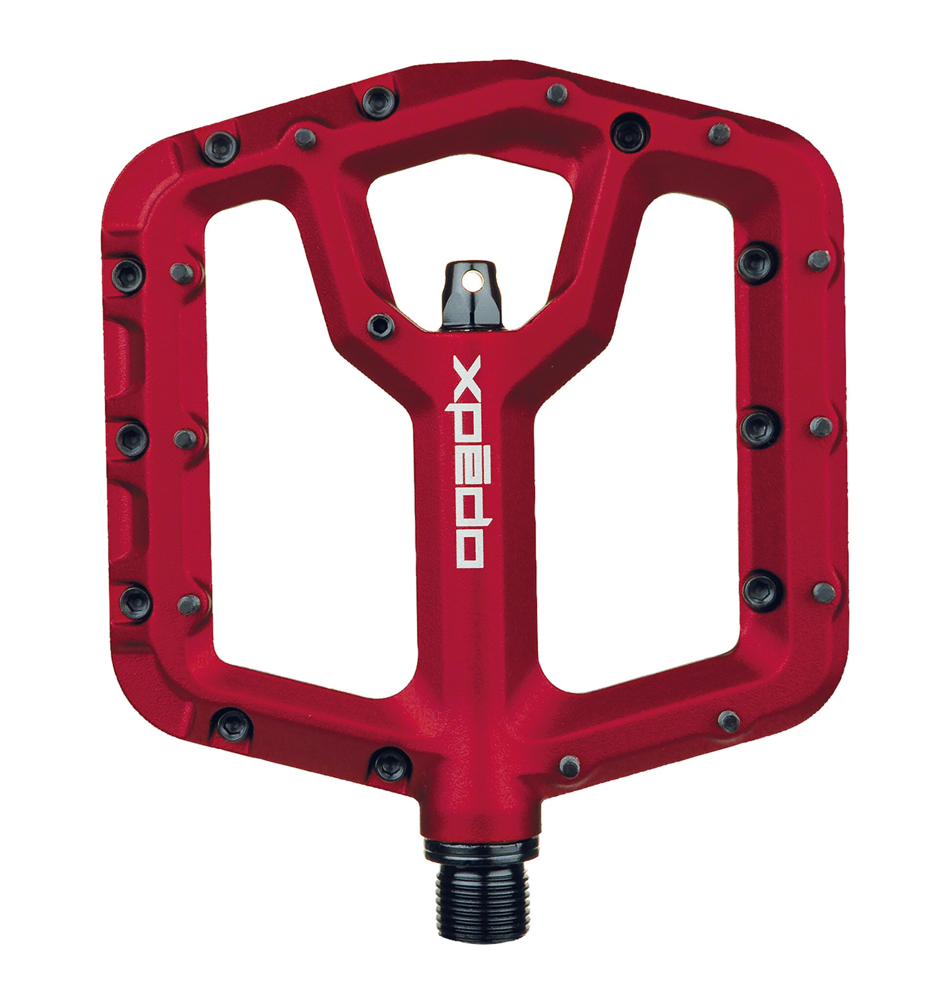 MTB/Plattform Pedal TRIDENT, rot, 9/16" - Bild 1