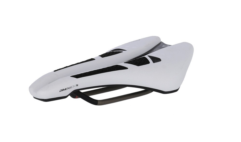 Sattel Dimension TRI 143CPC Tirx Unisex wei&szlig;/silber - Bild 1