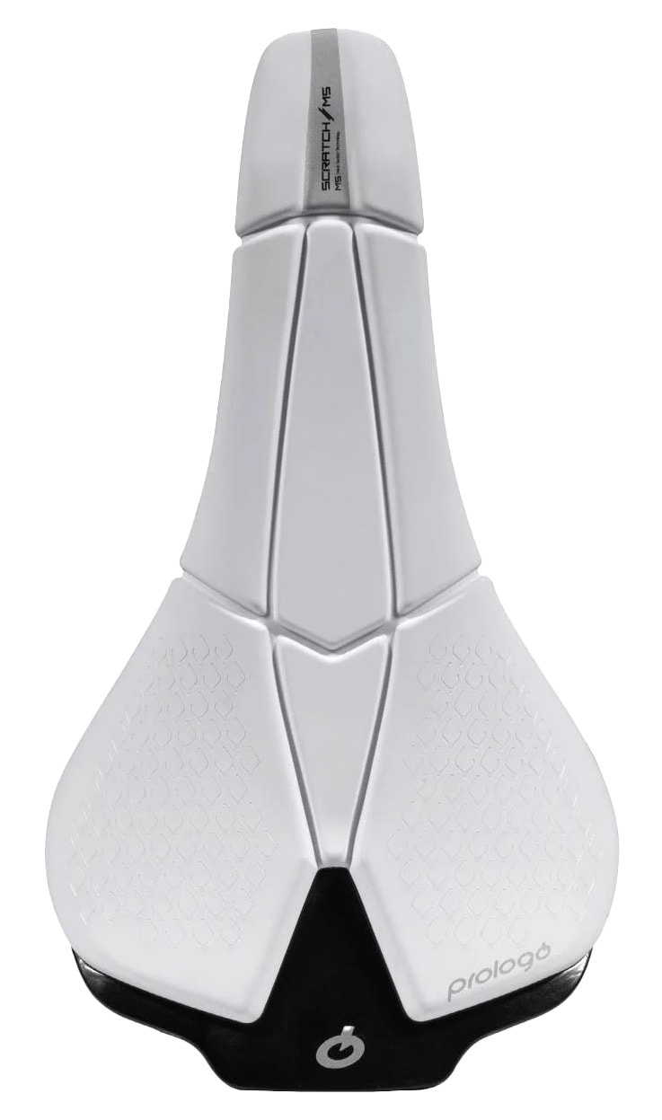 Fahrrad-Sattel Scratch M5 Tirox , wei&szlig; - Bild 1