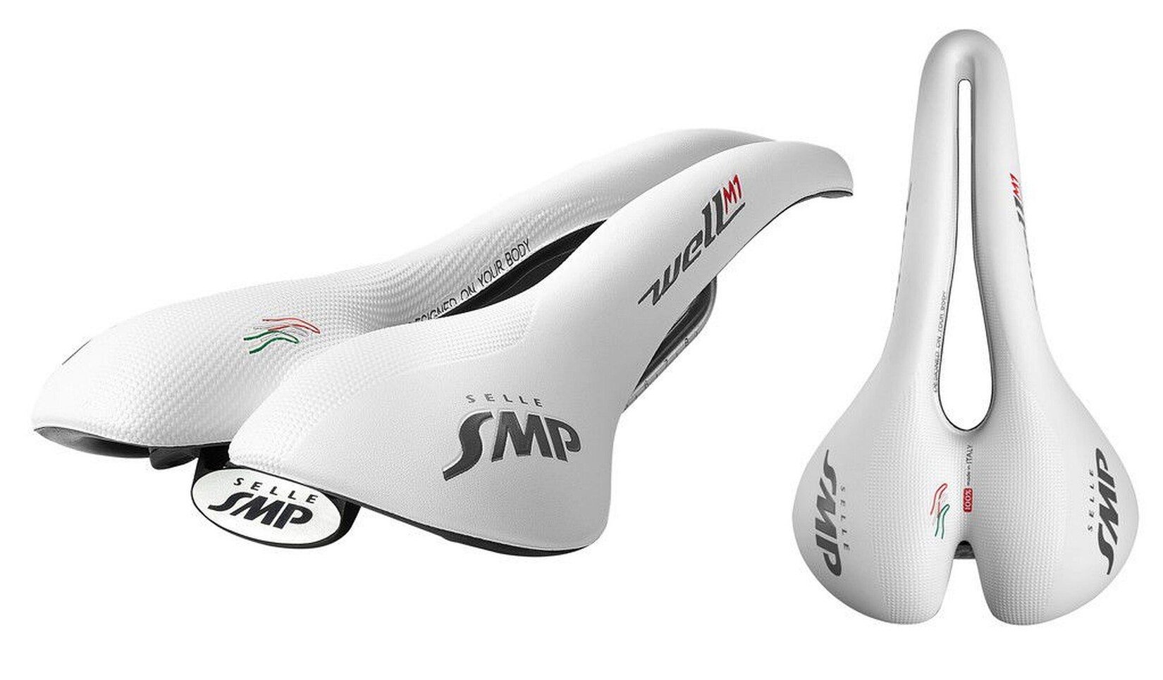 Fahrradsattel Well M1, weiß | 08032568528520
