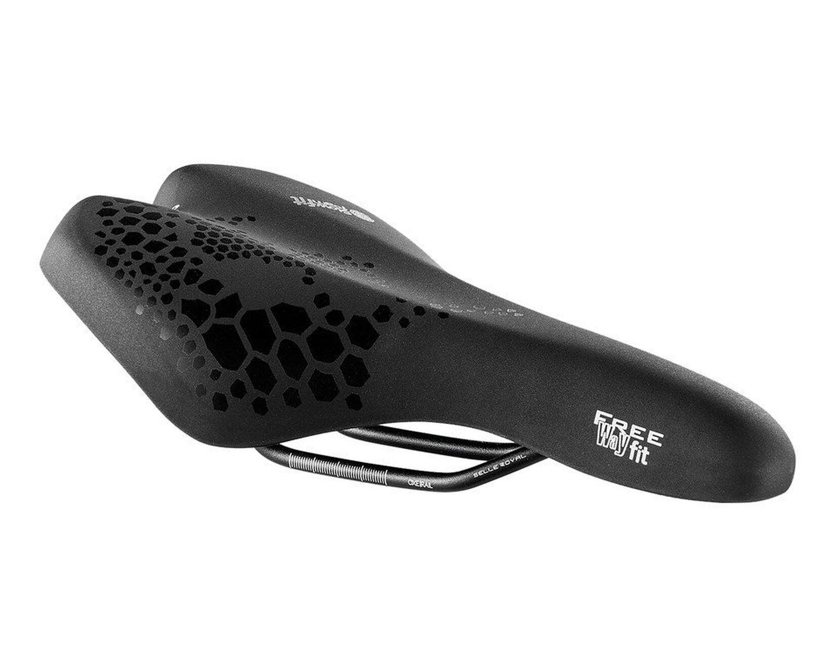 Fahrradsattel Freeway Fit, schwarz, Unisex, 257x210mm, athletic 45° | 08021890575623