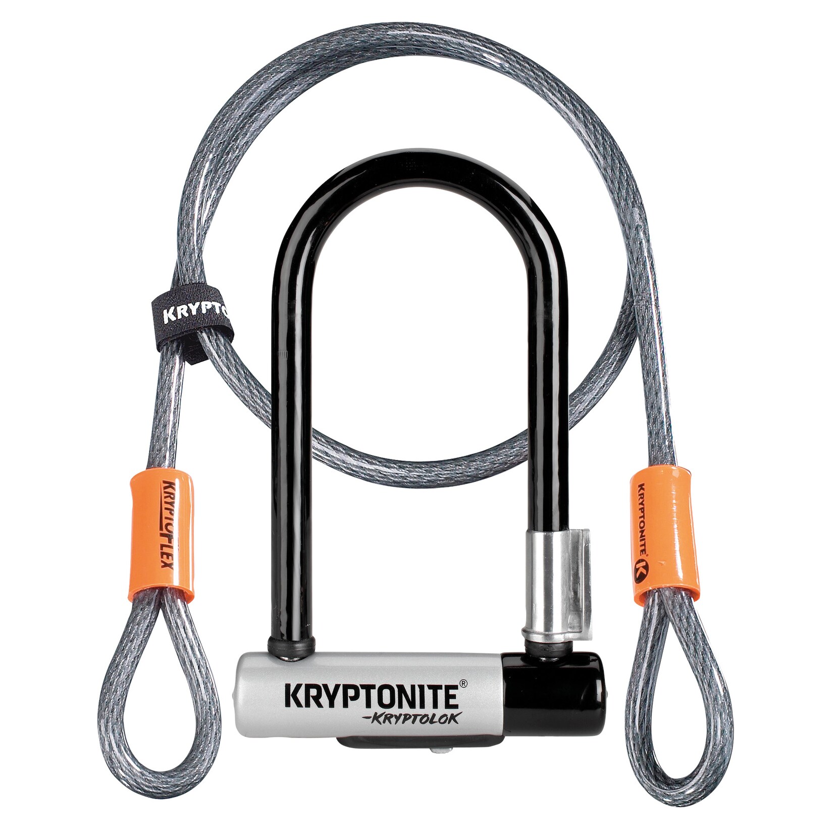 Bügelschloss KryptoLok Mini-7 mit 4' Flexkabel