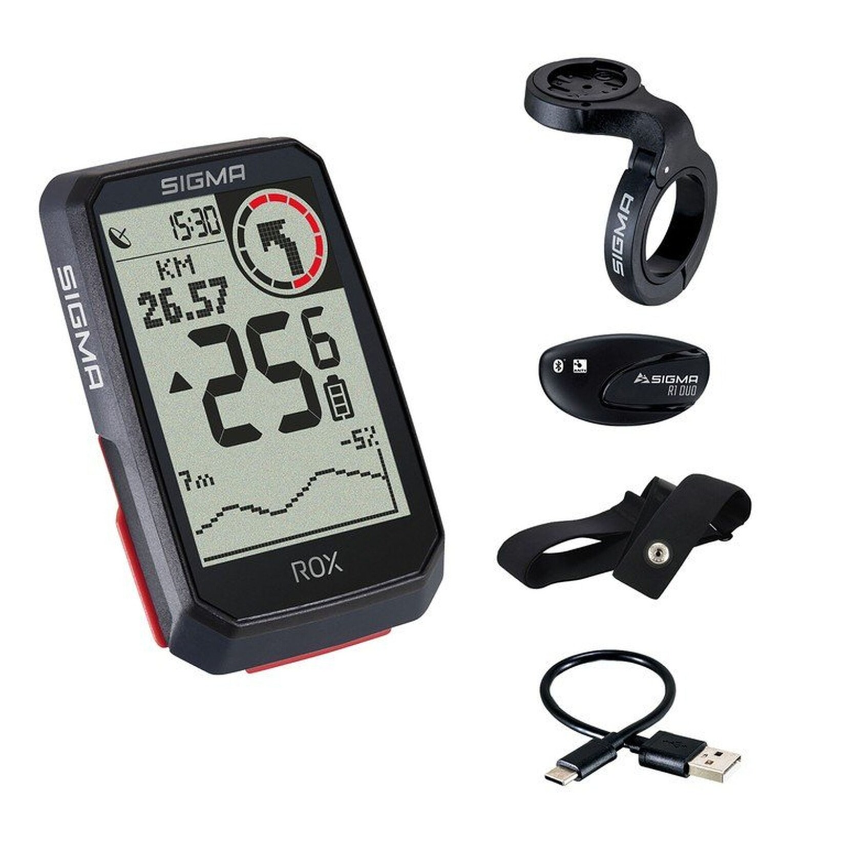 Fahrradcomputer Rox 4.0 HR Set