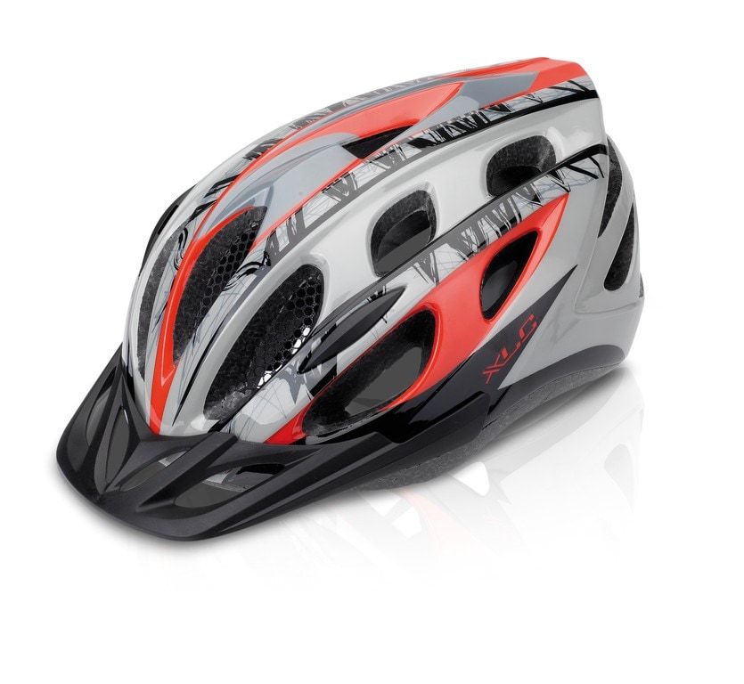 XLC Jugendhelm BH-C18 rot-grau - Bild 1
