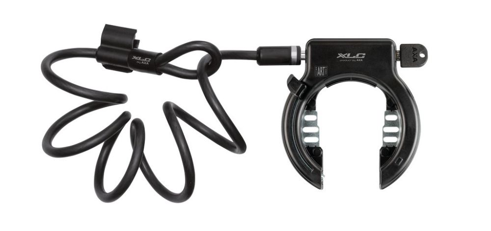 XLC Rahmenschloss Fantomas II LO-F02 + Kabel 1800x10mm - Bild 1