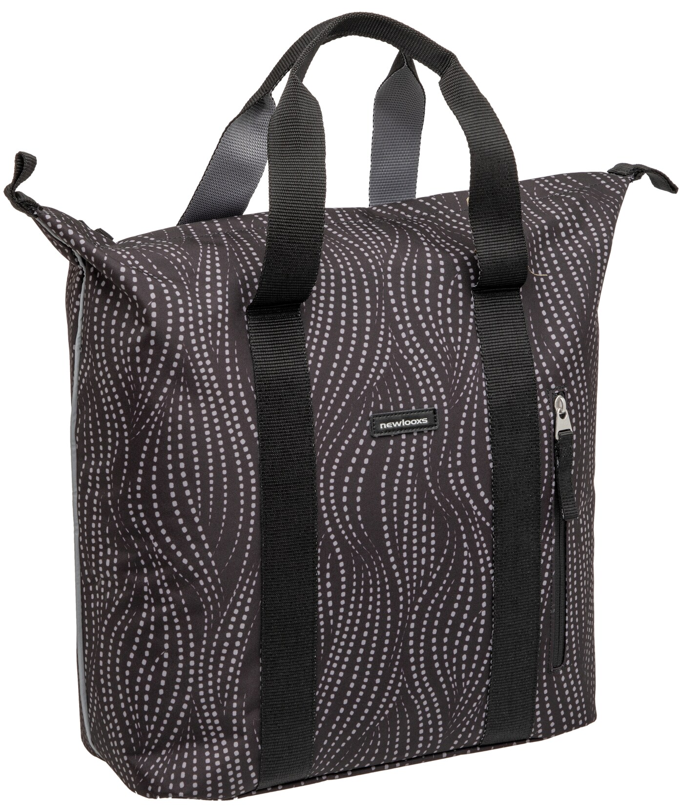 Fahrrad-Shoppertasche Kota Alma, schwarz